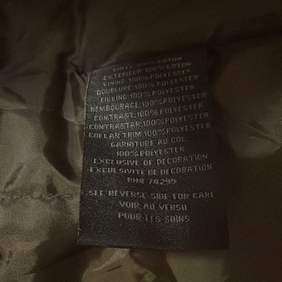 Steve Madden Faux shearling green winter jacket - Picture 3 of 4